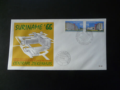 FDC Suriname 1966 medicine hospital
