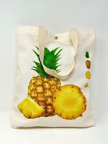 Fabric Shopper Unisex Bag On The Shoulder Color Beige 100% Cotton - Picture 2 of 7