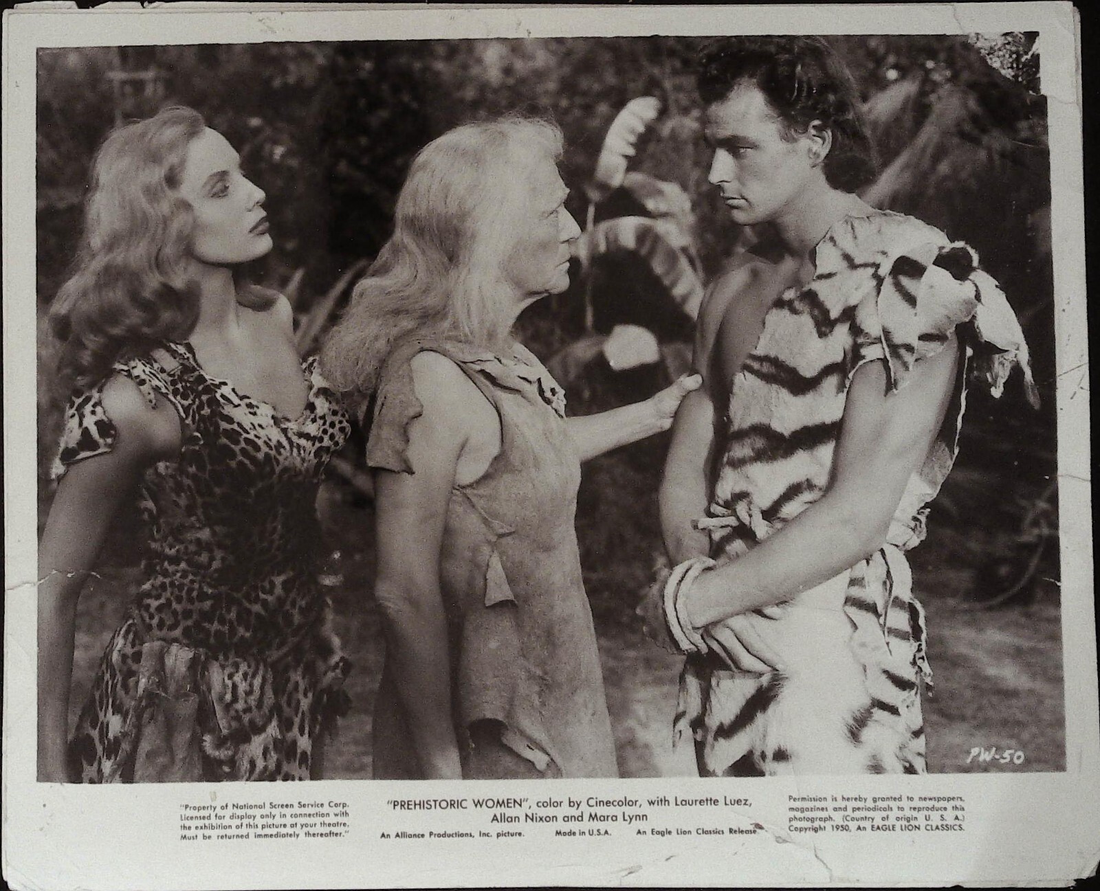 Prehistoric Women 8 x 10 Still 1950 Laurette Luez, Allan Nixon, Mara ...