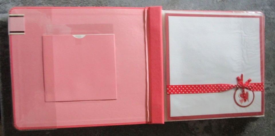 COLORBOK розовый любовь предварительно разработанный альбом, 8 x 8, верхняя загрузка (20 pg) Post-bound новый - Изображение 2 из 4