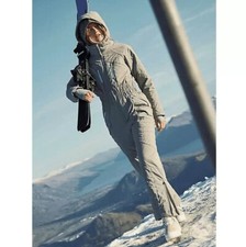 Free People Movement All Prepped Ski Suit in Greyed Olive Sz XL