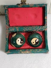 Chinese BAODING Balls YIN YANG Cloisonn 