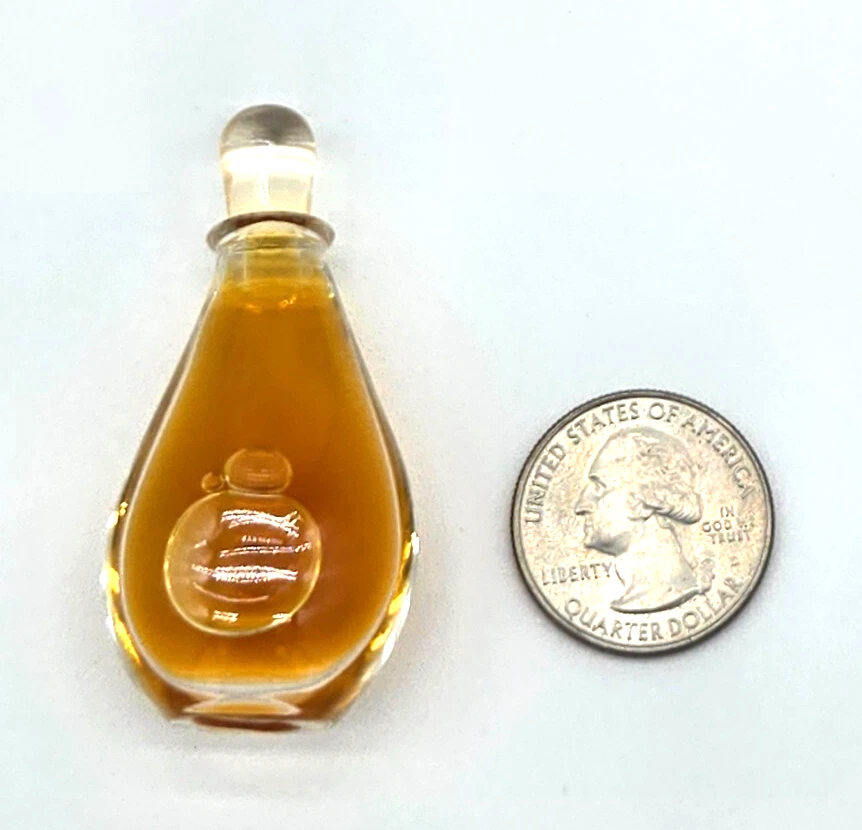 Mini perfume puro vintage Halston para mujer (Elsa Peretti) 0,125 oz NUEVO dañado Foto 3 de 4