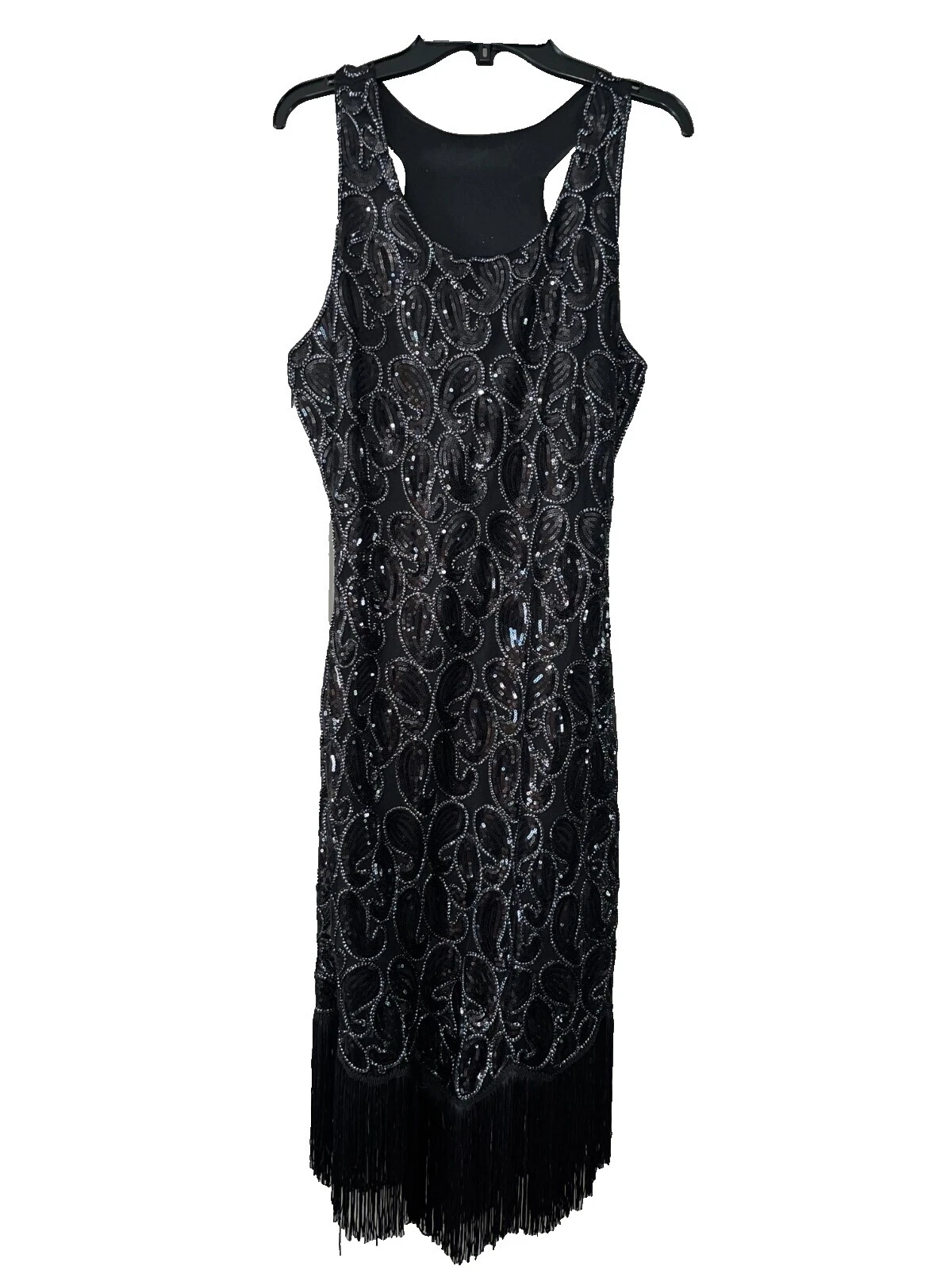 Disfraces de lentejuelas negro 1920s & 1930s