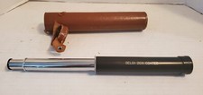 Vintage SELSI 13.5" Telescoping 20X COATED Telescope w/Leather Case - Japan