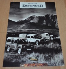 Land Rover Defender 90 110 130 Brochure Prospekt ENG Edition