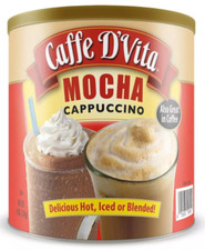 Caffe D  vita Mocha Cappuccino Mix - Mocha Powder Mix, Instant Cappucci