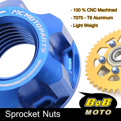 Red CNC Racing Rear Sprocket Nuts M10 For Suzuki GSX-R1000 R Red CNC Racing Rear Sprocket Nuts M10 For Suzuki GSX-R1000 R