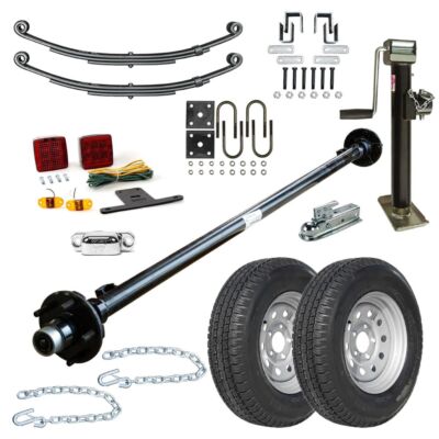 10SN - 10'x8'2'' Snowmobile Tilt Deck Trailer Kit- 14 How-to Steps