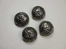 4 Stück Metall Trachtenknöpfe Knöpfe Zierknöpfe mit Motiv d=26 mm TK-IV-42