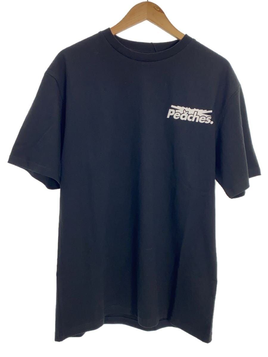 ALTRA T shirt altre marche pesche x LE SERAFIM L cotone nero tinta unita usata