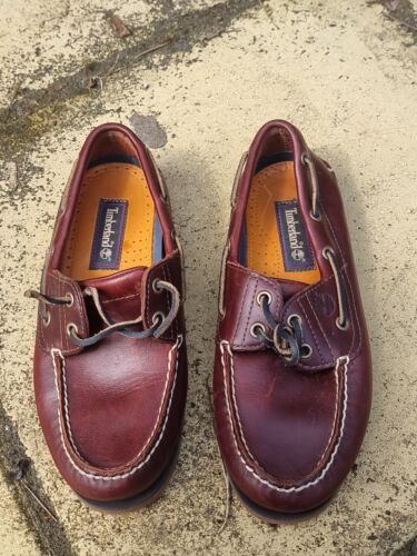Timberland Men's Classic Boat Shoes - Rootbeer 25077 Uk 7 - Afbeelding 1 van 6