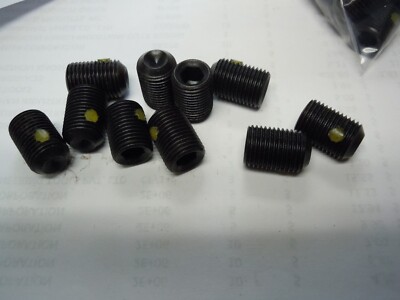 1/2''-20 x 3/4'' Fine Thread Socket Set Screw Cup Pt Black Oxide Lot of 20