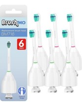 Replacement Toothbrush Heads Compatible with Philips Sonicare E-Series, 6 Pack