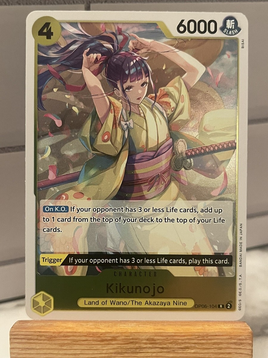 Kikunojo OP06-104 One Piece Wings Of The Captain English | eBay
