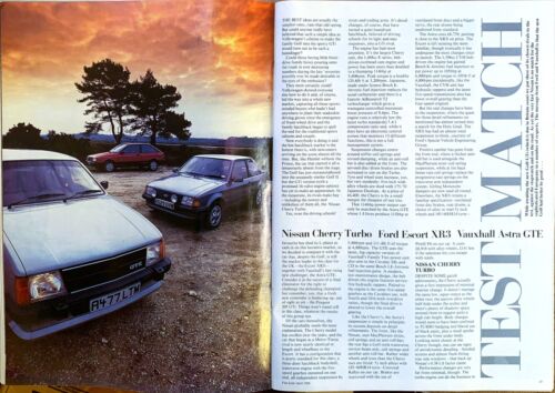 FAST LANE MAGAZINE APR-1984 - BMW M635 E24, Porsche 911, Escort XR3i, Astra GTE - Picture 4 of 8