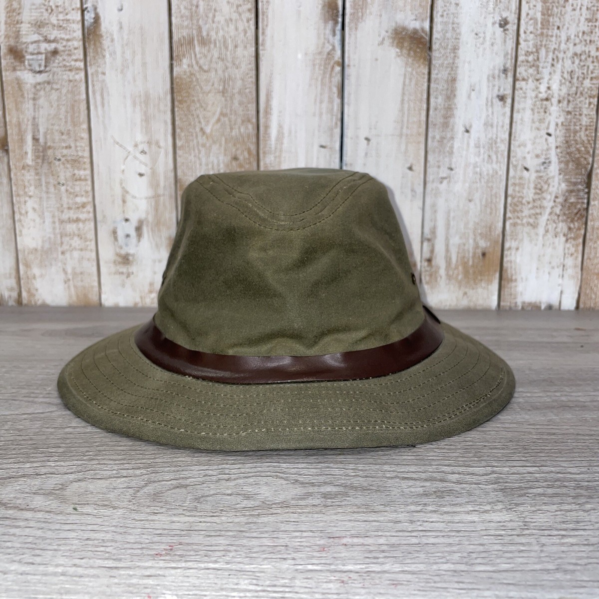 Filson Tin Cloth Olive Green Packer Hat Size Small | eBay