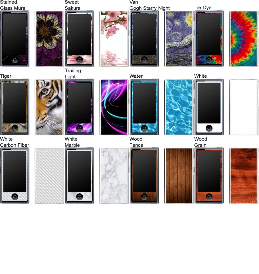 Choose Any 1 Vinyl Decal/Skin for iPod Nano 7th Gen - Buy 1 Get 2 Free! - Image 4 of 4