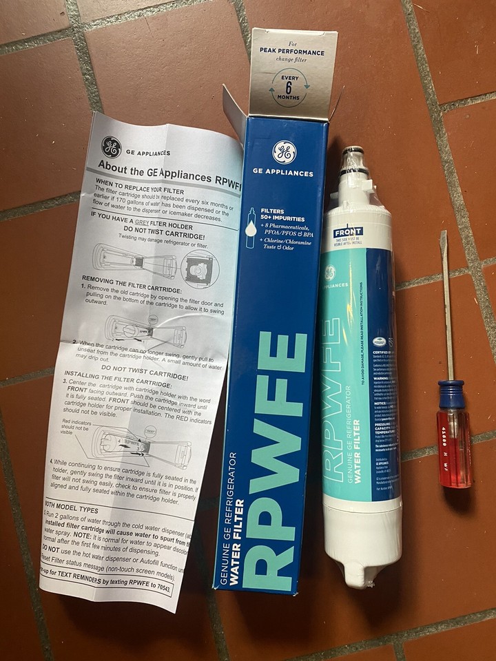 GE RPWFE Refrigerator Water Filter with Chip 794832217285 eBay
