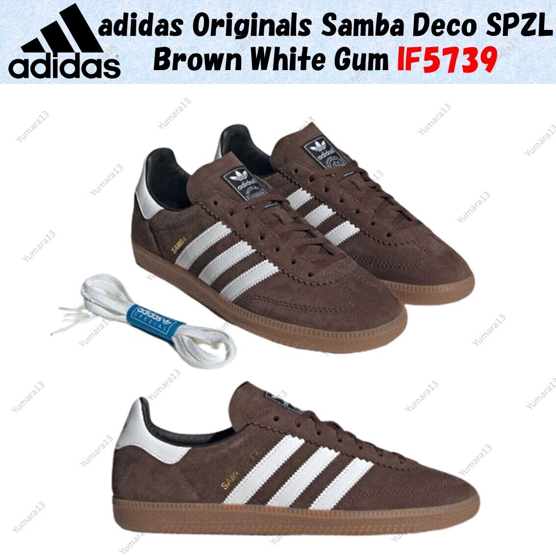 adidas Originals Samba Deco SPZL Brown White Gum IF5739 adidas Originals Samba Deco SPZL Brown White Gum IF5739