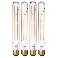 4pack Dimmable T10 T30 Led Bulbs 2700k 8 Watt E26 550lm 8.9 In 700lm Warm White 4pack Dimmable T10 T30 Led Bulbs 2700k 8 Watt E26 550lm 8.9 In 700lm Warm White