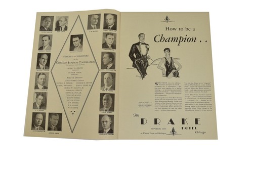 Vintage Boxing 1932 Chicago Stadium Official Sports News Kammen vs Crano Program - Picture 4 of 6