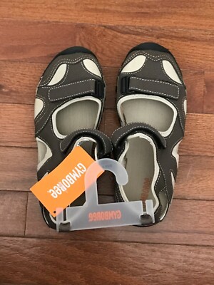 New Gymboree Boys Brown Closed Toe Water Sandals Shoes Youth Size 2