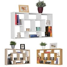 Wandregal PAOLA Holz Hängeregal Wandboard Holzregal Schweberegal Wand Deko Regal