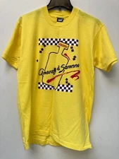 Vintage Yellow Amaretto di Saronno Liqueur Tshirt L