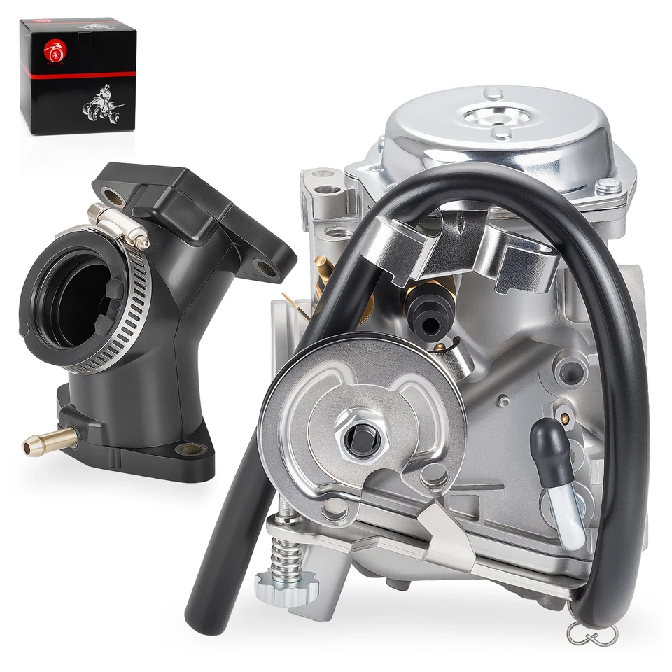 Carburetor Carb & Intake Manifold for Yamaha Route 66 Virago V-star 250 XV250 - Image 2 of 4