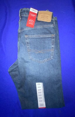 NEW W/TAGS-Levi Strauss Signature Athletic BLUE JEANS DENIM 30W 32L