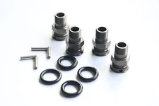 Metal Extended Wheel Hex Hubs kit for Losi 5ive T Rovan LT King Motor X2