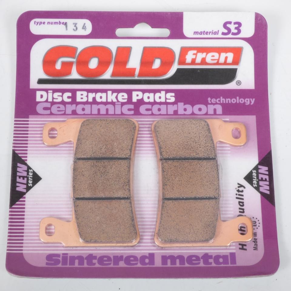 Plaquette de frein Gold Fren pour moto Honda 600 CBR Sport 2001-2002 avant gauche et droit