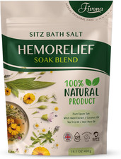 Hemorrhoid Treatment Sitz Bath Salt - Natural Soak Blend Epsom Salt with Essenti