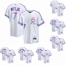 Men's Royals White 2026 City Connect Stadium All Stitched Jersey NWT