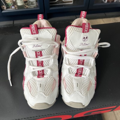 Skechers Rare Chunky DNA And  One Piece  With Luffy D Lite Women s 6, 4.5 men