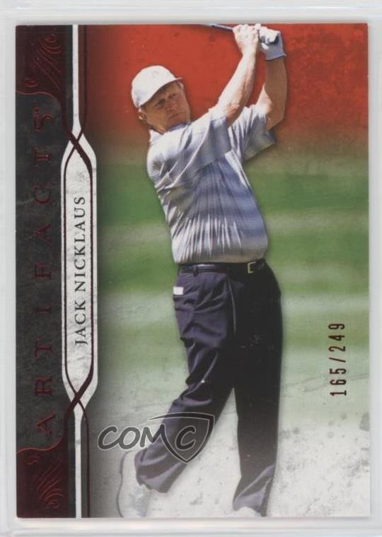 2021 Upper Deck Artifacts Red 165/249 Jack Nicklaus #50 ht1
