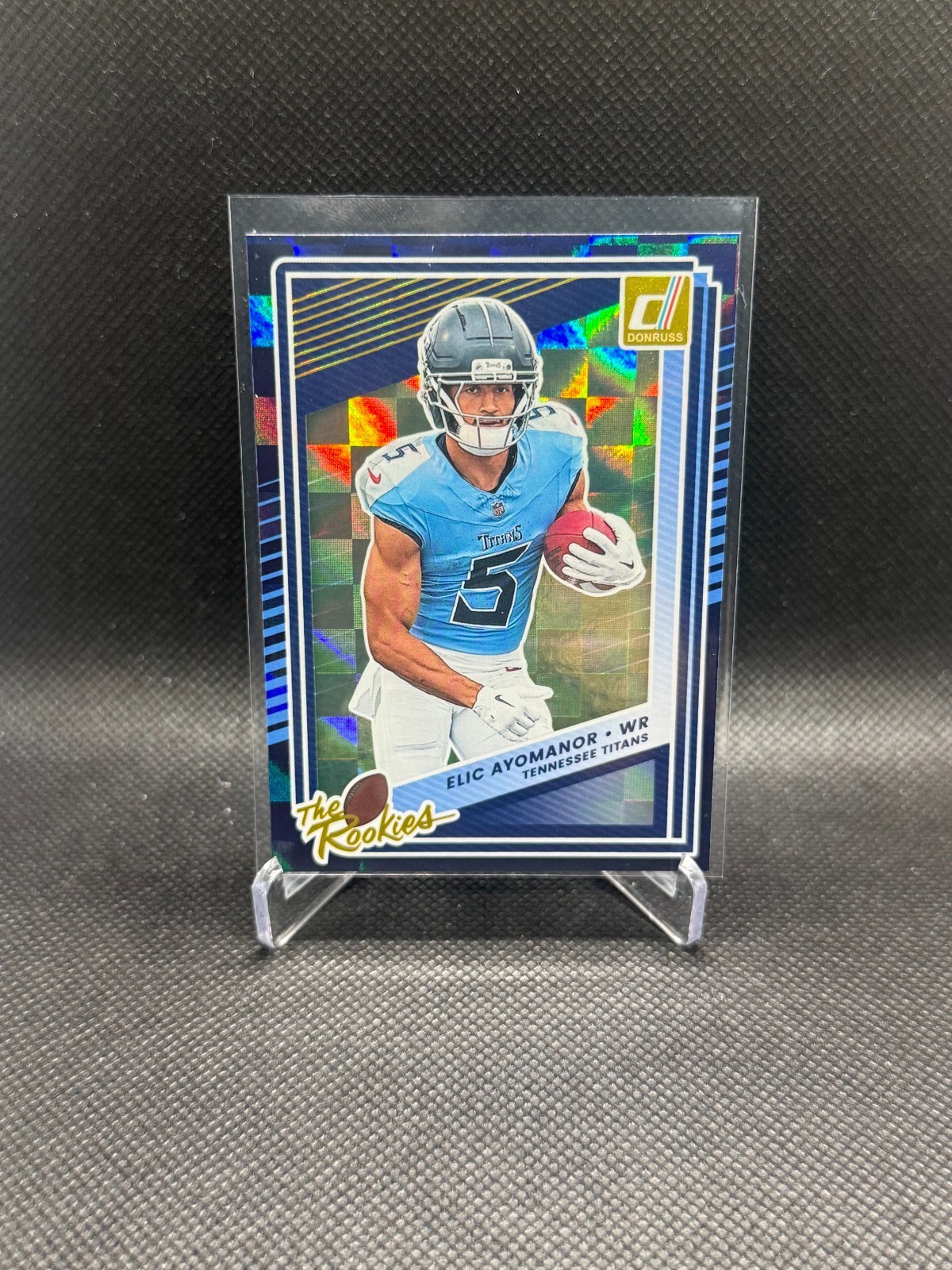 2025 Panini Donruss Football - Elic Ayomanor The Rookies #37 (RC) Titans
