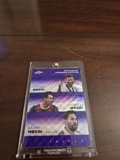 SSP 2024 Leaf Exclusive Legends Lionel Messi Triple ELE-55 10/15 - Short Print