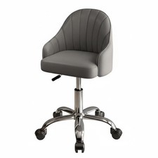 Fauteuil à Roulettes Réglable Confortable pour Bureau, Dressing, Femmes,
