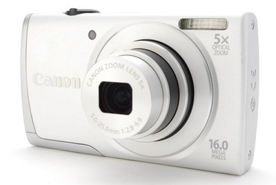 Canon PowerShot A2600 シルバー MINT w/Case] Canon PowerShot A2600 Silver 16.0MP Digital