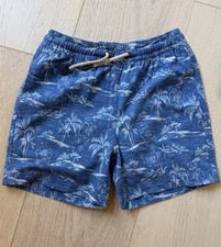 Fair Harbor Kids Boy Swim Trunks Lined Elastic Waist - Size Small - Worn Once