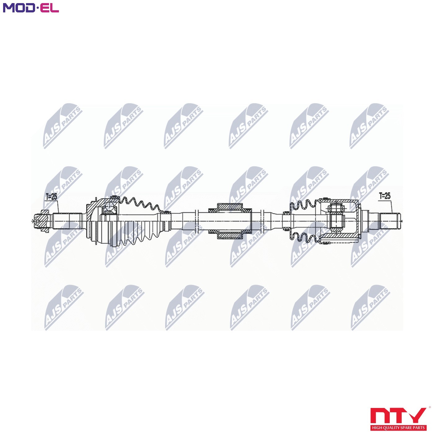 Original NTY Drive Shaft NPW-KA-398 For KIA - Image 9