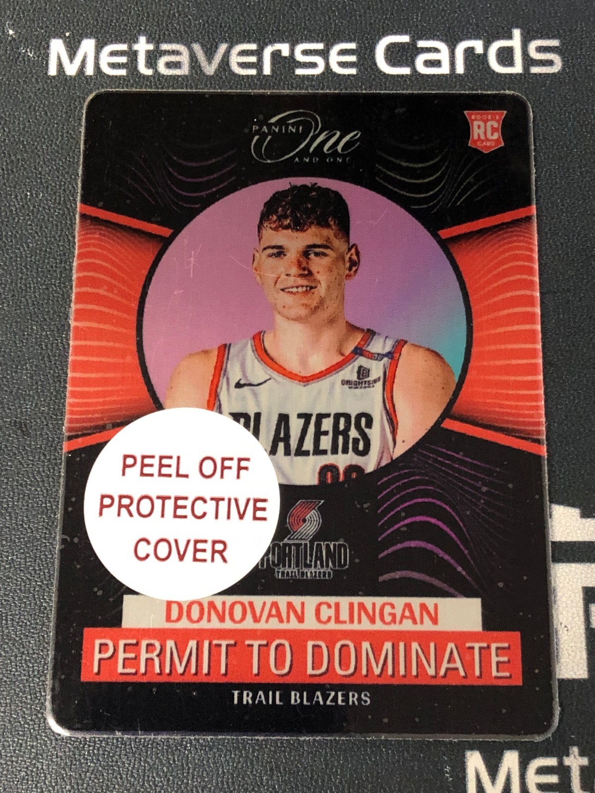 2024-25 Panini One and One Metal Permit To Dominate Donovan Clingan RC Case Hit