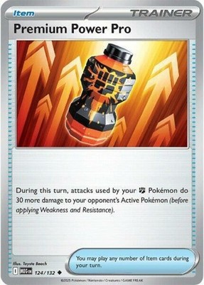 Premium Power Pro - 124/132 - Uncommon - Near Mint