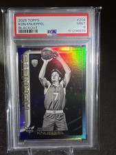 BBALL SALE!! Kon Knueppel BLACKOUT PSA 9 2025 Topps #204 Rookie Hornets