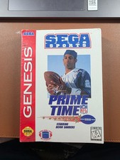 Prime Time NFL Starring Deion Sanders (Sega Genesis, 1995) - NEW - Unopened