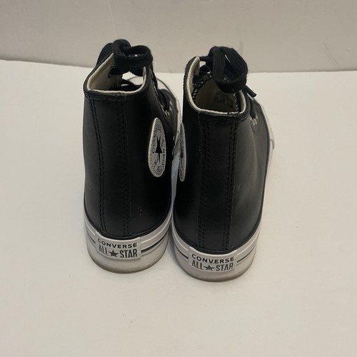 Converse Chuck Taylor All Star Eva Lift Hi Black Sz 2 Kids Shoes Leather A02485C - Picture 5 of 9