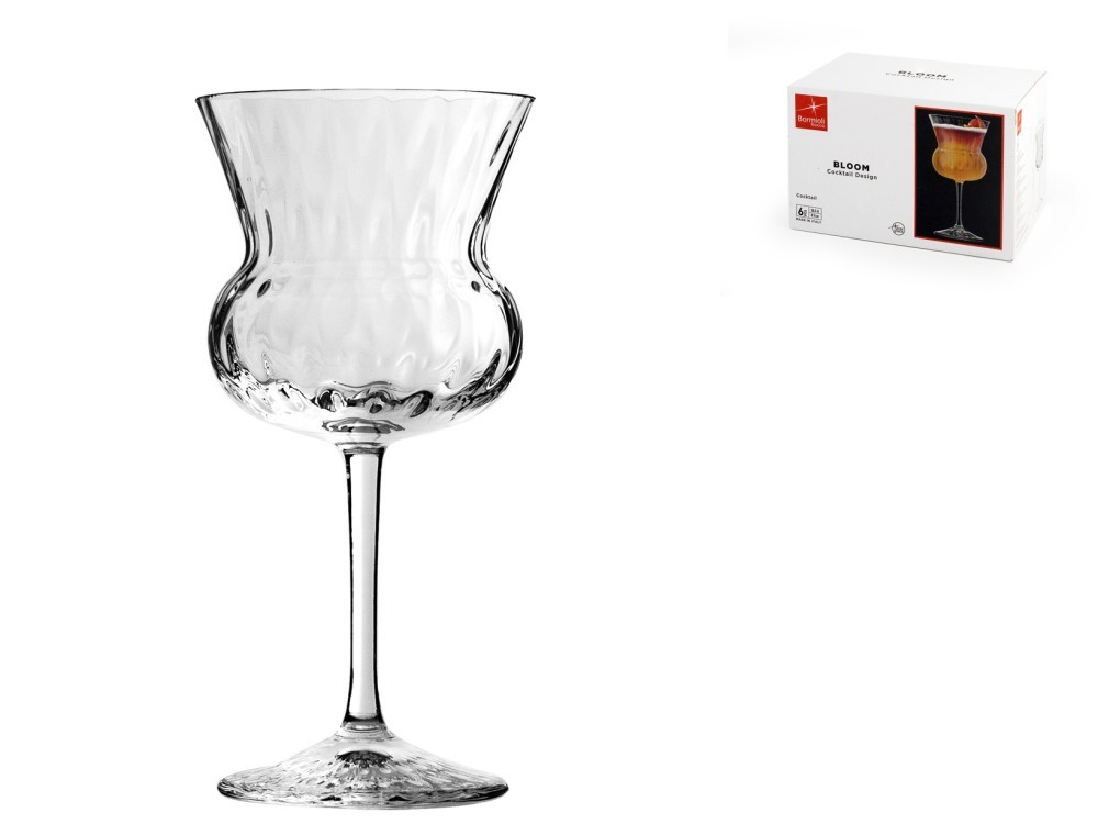 Bormioli Rocco Pack 6 glasses Bloom cocktail in glass 24.5 cl