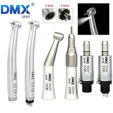 Dental E-generator LED High Speed/Low Speed Handpiece Kit 2/4 Hole DMXDENT